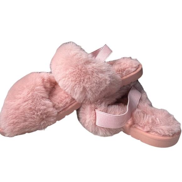 Sun + Stone Fluffy Sandal Emmaa Blush Pink Size 7M - Picture 3 of 6